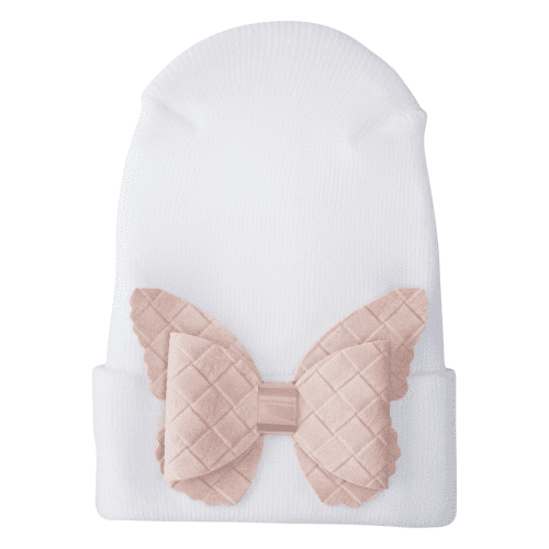 Blush ButterflyHospitalHat